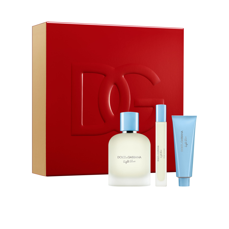 dolce & gabbana light blue pour homme woda toaletowa 100 ml   zestaw  