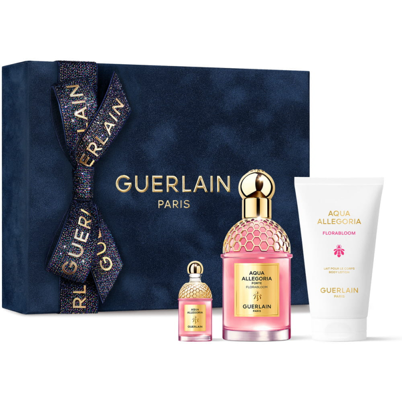 guerlain aqua allegoria forte florabloom woda perfumowana 75 ml   zestaw  