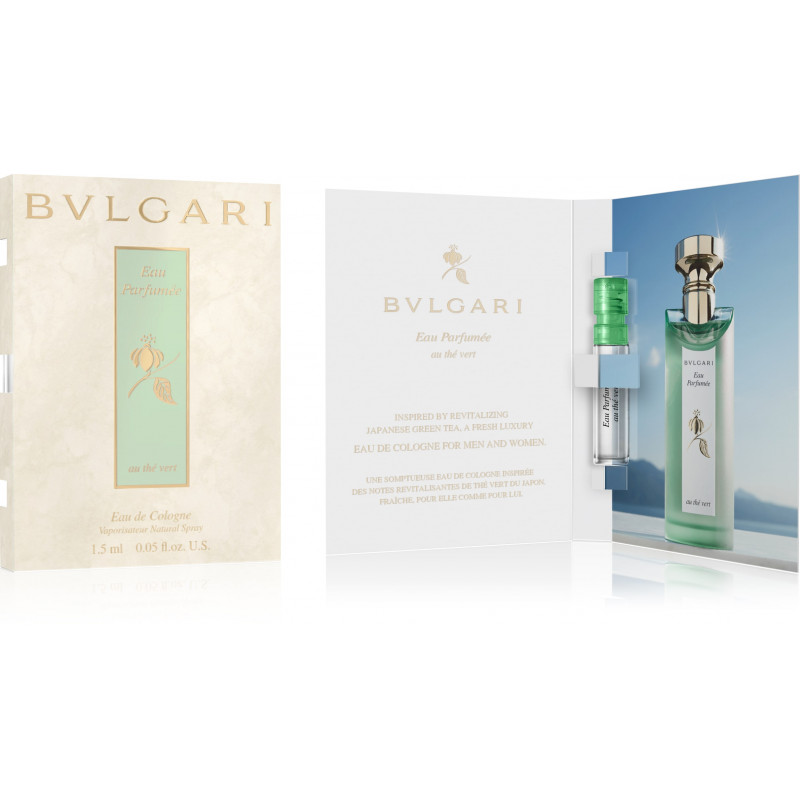 MUESTRA BULGARI EAU PARFUMÉE AU THE VERT