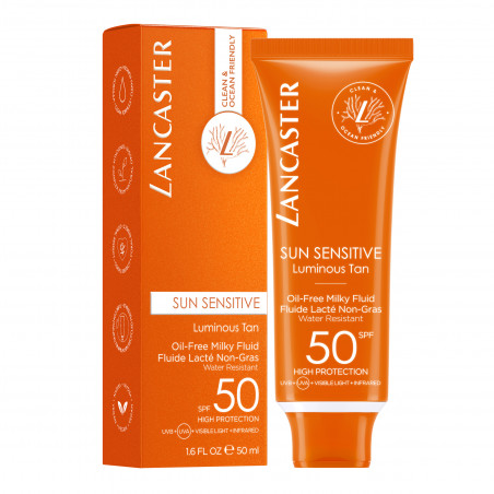 LANCASTER SUN SENSITIVE OIL-FREE MILKY FLUID SPF50 50 ML