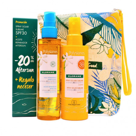 PACK SPRAY SOLAR SUBLIME SPF30 + ACEITE REPARADOR AFTERSUN