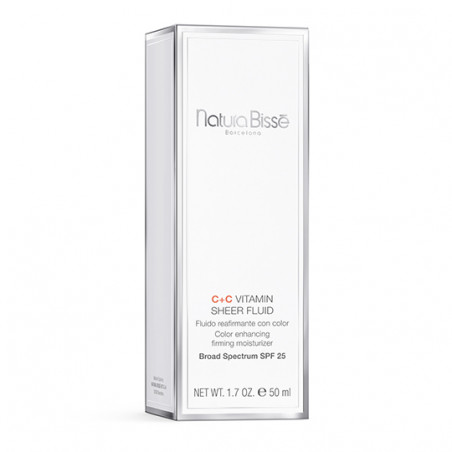 FLUIDO HIDRATANTE REAFIRMANTE CON COLOR C+C VITAMIN SHEER FLUID SPF25 50 ML NATURA BISSÉ