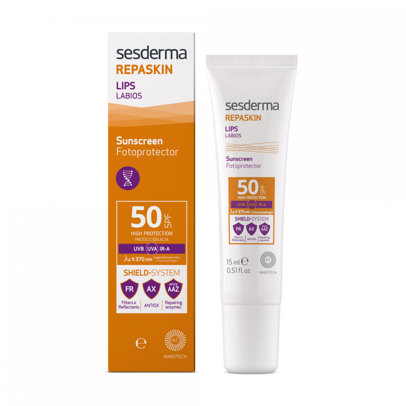 Repaskin fotoprotector spf 50 labios 15 ml