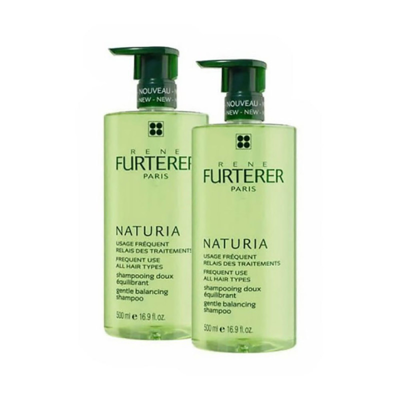 Rene furterer naturia duplo champú 500ml 2ºu-50%