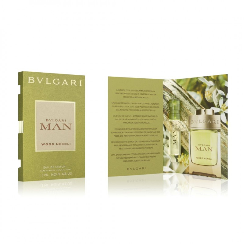 MUESTRA BULGARI MAN WOOD NEROLI