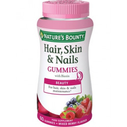 NATURE'S BOUNTY HAIR SKIN & NAILS 60 GUMMIES