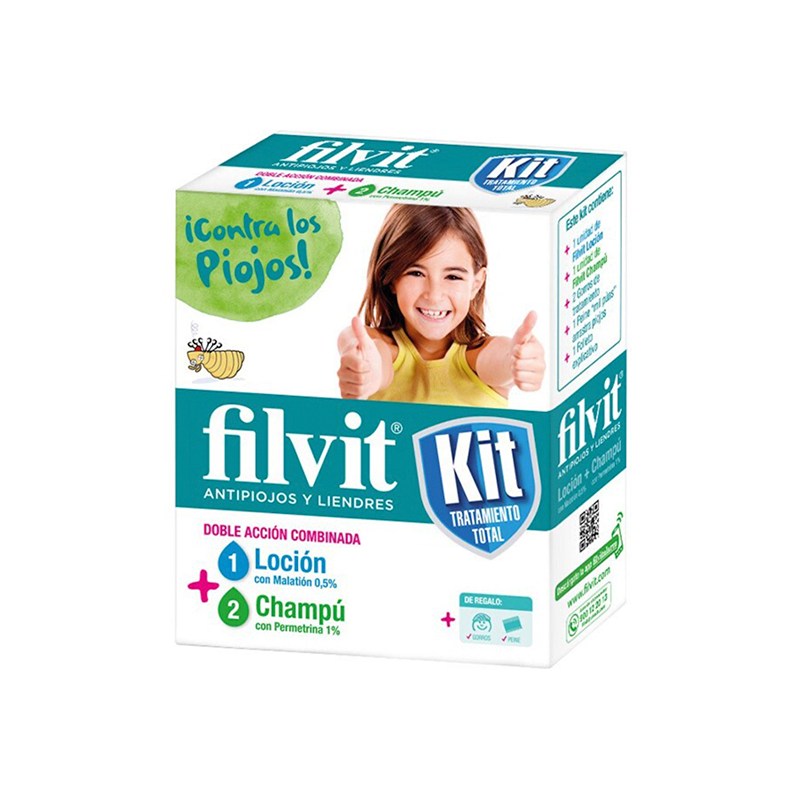 Filvit kit tratamiento antipiojos y liendres