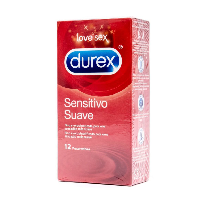 Durex sensitivo suave 12 preservativos