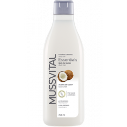 MUSSVITAL ESSENTIAL GEL BAÑO ACEITE DE COCO 750ML