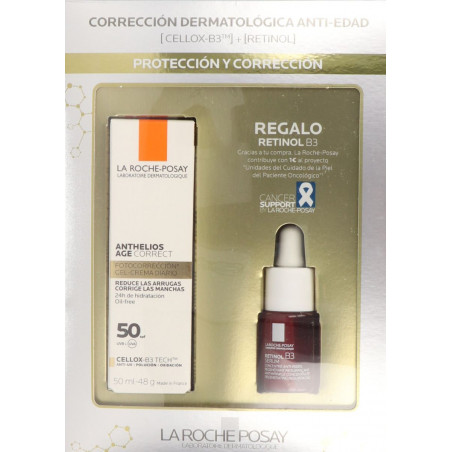 PACK ANTHELIOS AGE CORRECT 50 SPF + MINI RETINOL DE REGALO