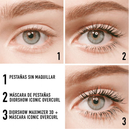 COFRE DIORSHOW ICONIC OVERCURL COFRE MAQUILLAJE DE OJOS - PRIMER-SÉRUM DE MÁSCARA Y MÁSCARA DE PESTAÑAS