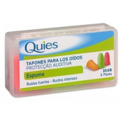 TAPON GOMA QUIES COLORES 6 UD.