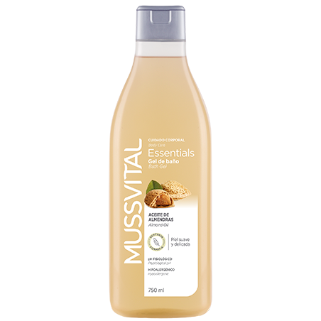 GEL BAÑO ALMENDRAS 750ML ESSENTIALS MUSSVITAL