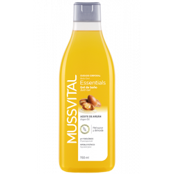 GEL DE BAÑO CON ACEITE DE ARGÁN  750ML ESSENTIALS MUSSVITAL