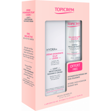 PACK TOPICREM HYDRA+ RADIANCE CREMA LIGERA