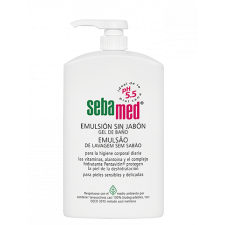 SEBAMED GEL EMULSIÓN SIN JABÓN 1L.