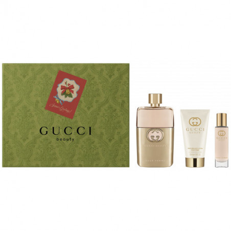 GUCCI GUILTY COFRE EAU DE PARFUM V90ML + TS15ML + LOCIÓN 50ML