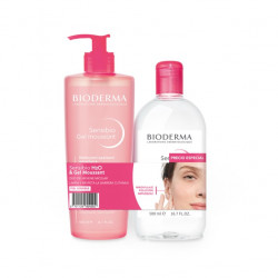 SENSIBIO H20 500ML+ GEL MOUSSANT 500ML