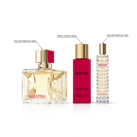 VOCE VIVA COFRE EAU DE PARFUM 100 ML + BL100ML + 15ML