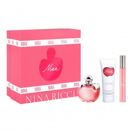 NINA COFRE EAU DE TOILETTE V80ML + BL 75ML + ROLL ON