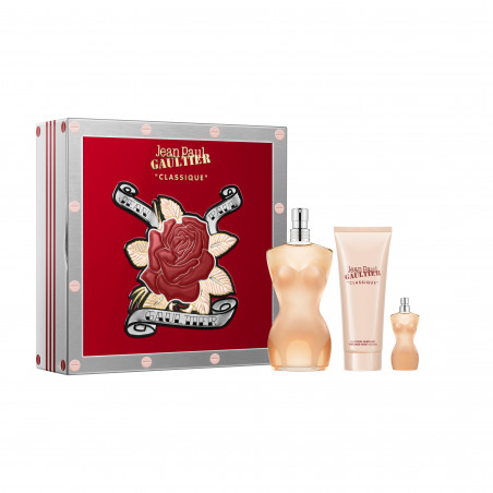 JEAN PAUL GAULTIER CLASSIQUE COFRE EAU DE TOILETTE VAPORIZADOR 100ML+BL