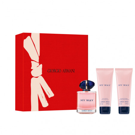 MY WAY COFRE EAU DE PARFUM V90ML + G75ML + L75ML