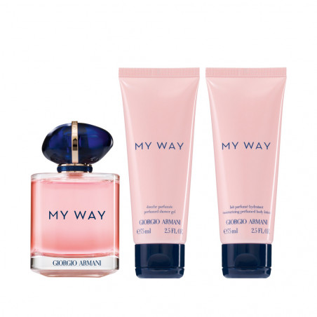 MY WAY COFRE EAU DE PARFUM V90ML + G75ML + L75ML