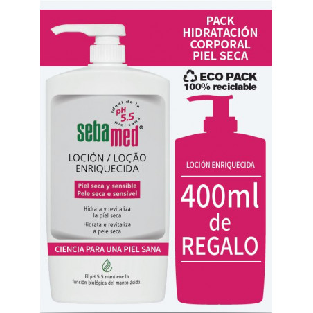 PACK LOCIÓN ENRIQUECIDA 1L + REGALO 400ML