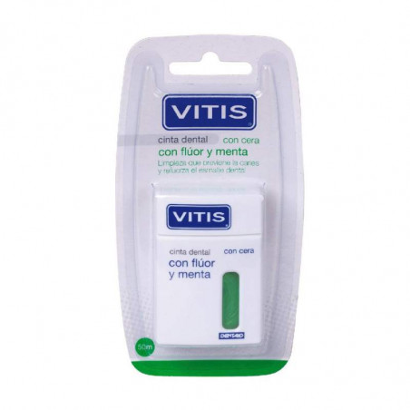 VITIS CINTA DENTAL CON CERA FLUOR Y MENTA