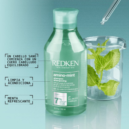 REDKEN AMINO MINT CHAMPÚ 300ML