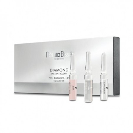 TRÍO DE AMPOLLAS PIEL PERFECTA DIAMOND INSTANT GLOW 4 TRATAMIENTOS NATURA BISSÉ