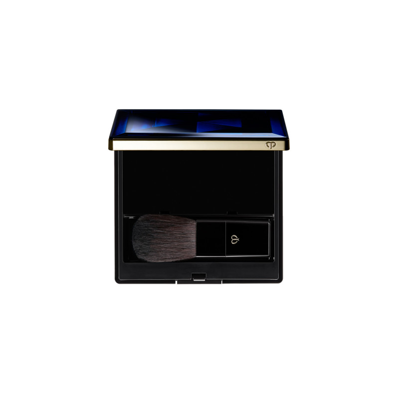 Powder blush duo case & brush