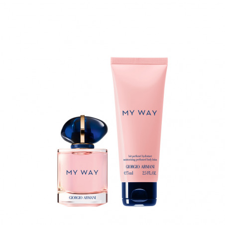 MY WAY COFRE DE REGALO VAPORIZADOR 30 ML  + BODY LOTION 75 ML