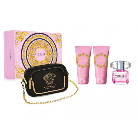 ESTUCHE BRIGHT CRYSTAL EAU DE TOILETTE 90 ML  + GEL DE DUCHA 100 ML + BODY LOTION 100 ML + NECESER