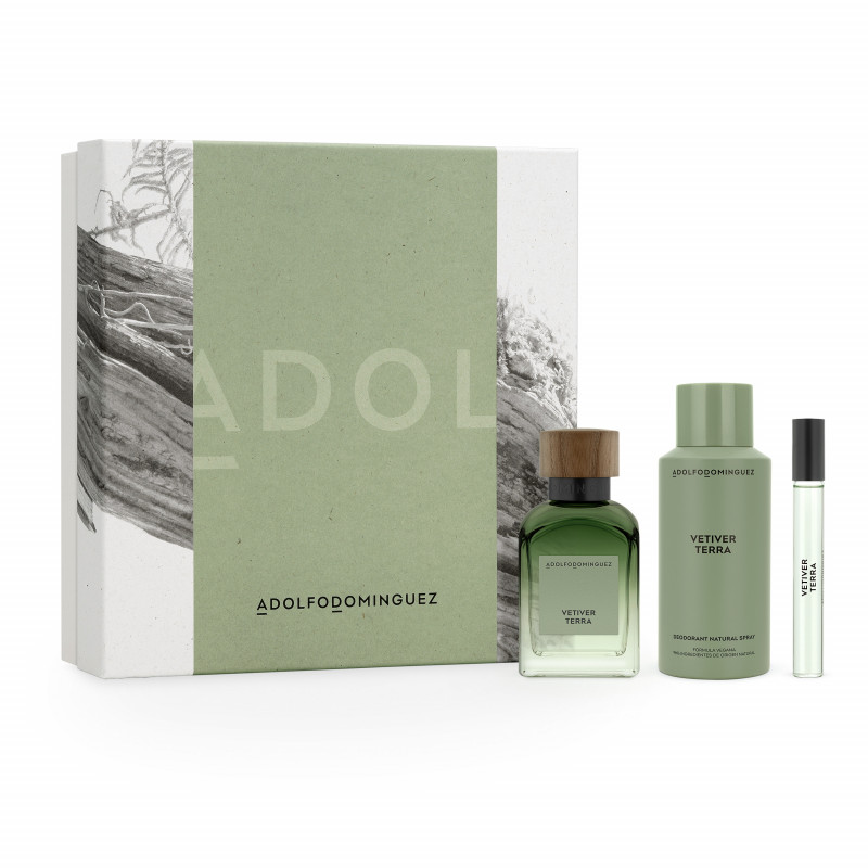 Adolfo Dominguez – Estuche de Regalo Eau de Parfum Vetiver Terra Adolfo Dominguez.
