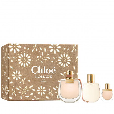 CHLOÉ NOMADE  COFRE EAU DE PARFUM VAPORIZADOR 75 ML+BODY LOTION 100 ML+MINI EDP