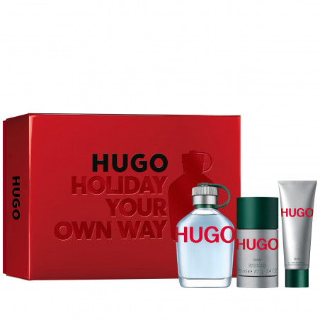 SET DE REGALO DE NAVIDAD PARA HOMBRE EAU DE TOILETTE 125ML + DEO 75 ML + GEL DE DUCHA 50 ML