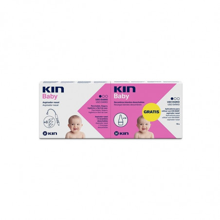 PACK KIN BABY ASPIRADOR NASAL+ RECAMBIO GRATIS