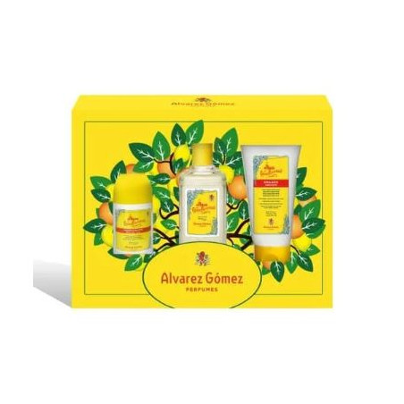 ALVAREZ GOMEZ COFRE EDC VAPORIZADOR 80 ML+ DESODORANTE 75 ML + EMULSION 75 ML