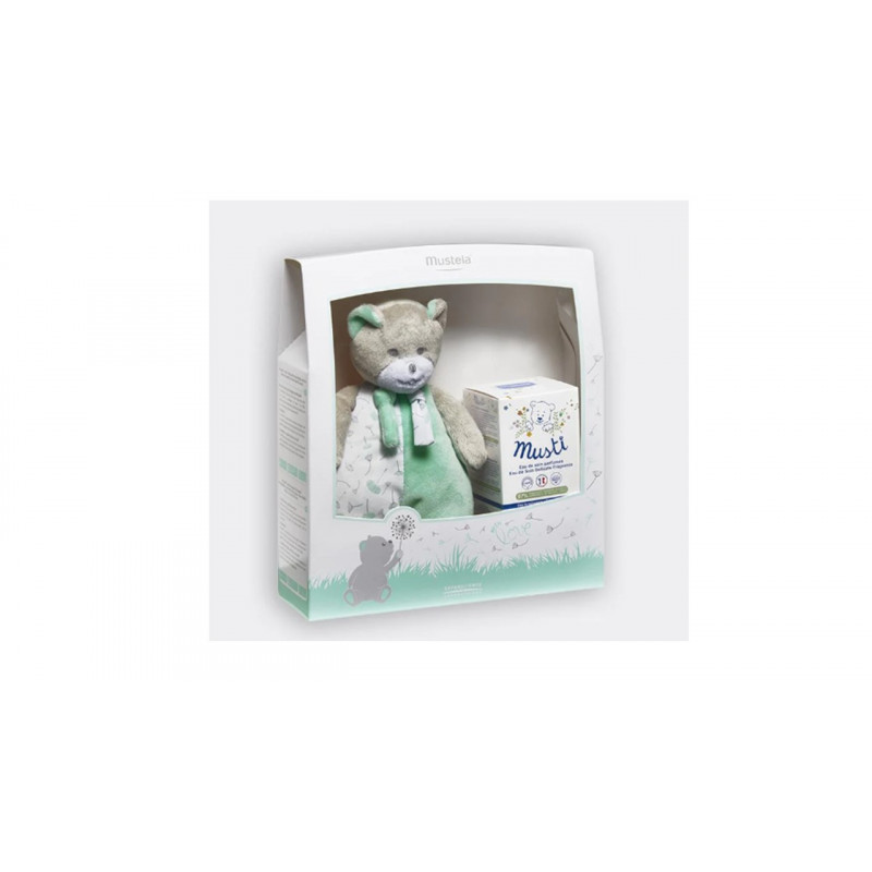 Set Mustela Musti Eau De Soin Perfume 50 Ml Osito Verde