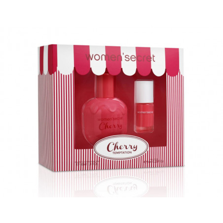 WOMEN SECRET CHERRY TEMPTATION COFRE 40 ML + ESMALTE UÑAS