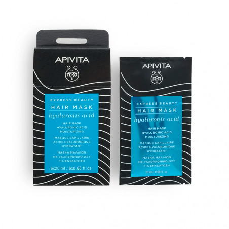 APIVITA EXPRESS BEAUTY HAIR MASK HYALURONIC ACID  20ML