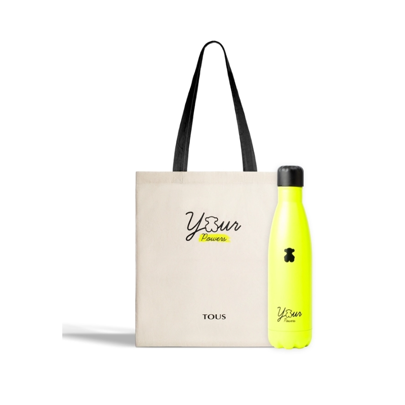 KIT TOUS YOUR POWER BOLSA TELA + BOTELLA