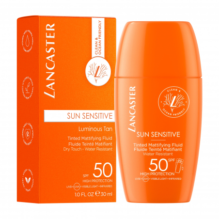 SUN SENSITIVE TINTED MATTIFYING FLUID SP