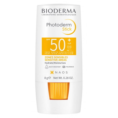 PHOTODERM MAX STICK LABIAL Y ZONAS SENSIBLES SPF50+ 8G