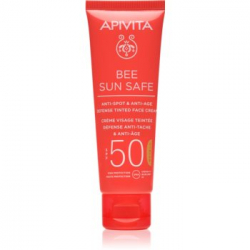 BEE SUN SAFE CREMA ANTIEDAD & ANTIMANCHAS SPF50 CON COLOR 50ML