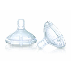 NUBY TETINA CONFORT FLUJO MEDIO BOCA ANCHA +3M