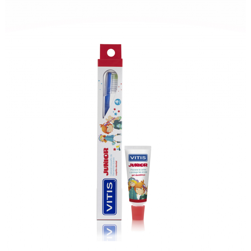 Cepillo Vitis Junior + Gel Vitis Junior 15ml