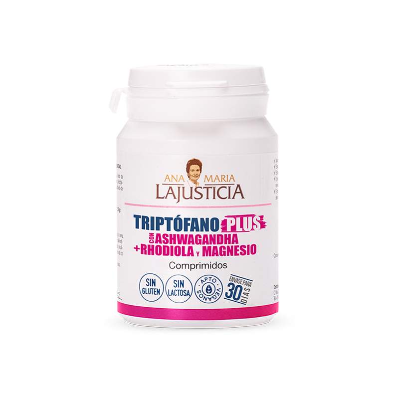 Triptofano Plus Con Ashwagandha+ Rhodiola Y Magnesio