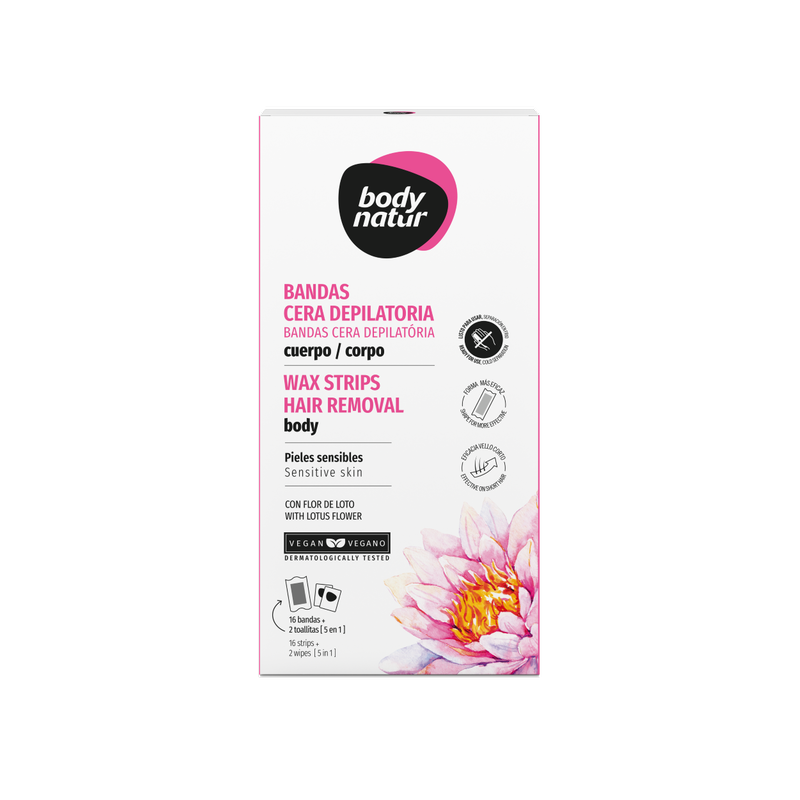BANDAS CERA DEPILATORIA CUERPO de Body Natur